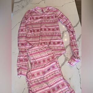 SKIMS Christmas Pink Pajamas